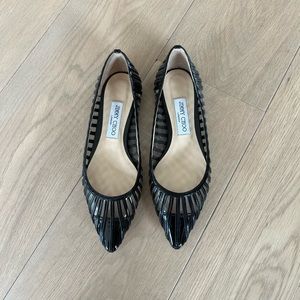 Jimmy Choo black flats